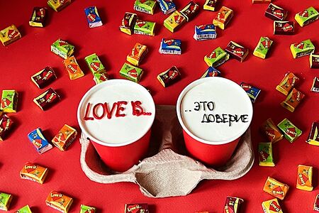 Торт в стакане Сникерс и Красный бархат на 14 февраля