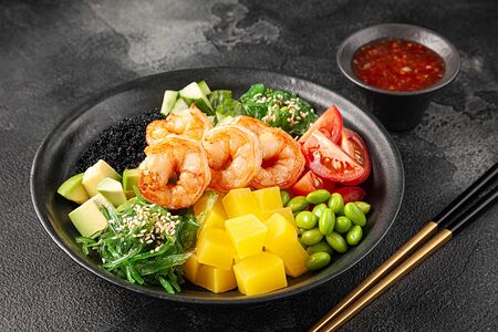 Поке с креветками