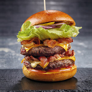 Двойной бургер с говядиной