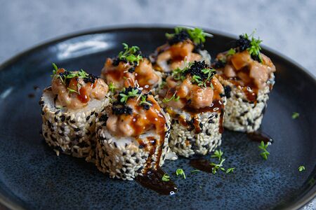 Запечённый тартар из тунца