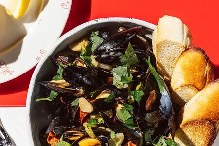 Мидии в тайском соусе