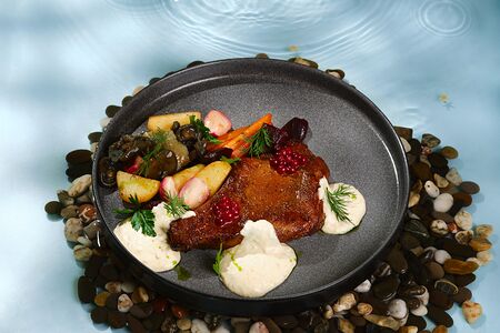 Фермерская свинина с корнеплодами