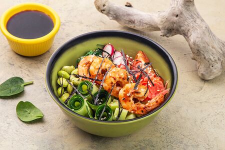 Поке с креветкой