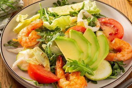 Салат от шефа с морепродуктами