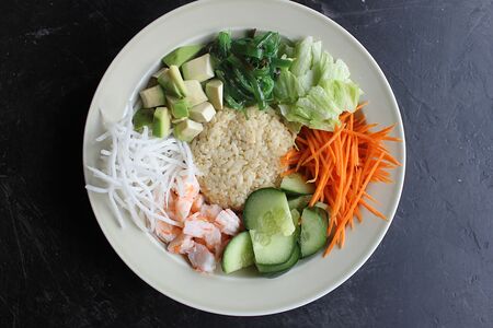 Поке с креветкой