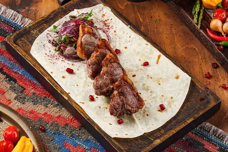 Шашлык из бараньей спинки