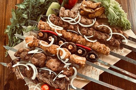 Мега ассорти блюд на углях