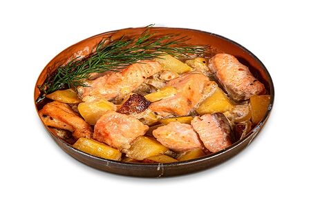 Жаркое из семги