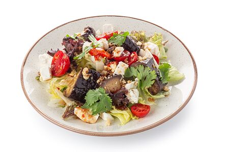 Салат с баклажанами и фетой