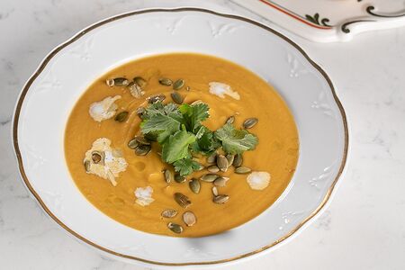 Тыквенный суп с кокосовым молоком