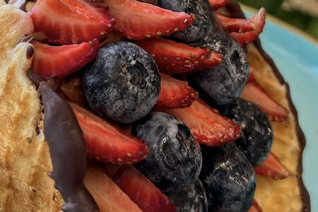 Кейк в вафельном рожке