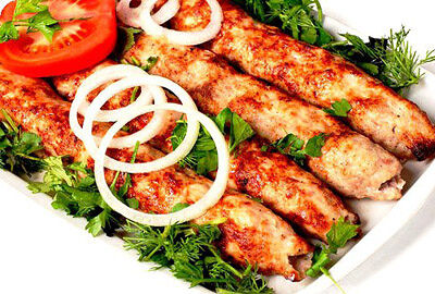 Люля-кебаб из курицы c сыром