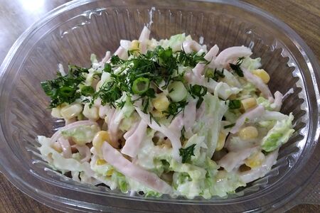 Салат с пекинской капустой