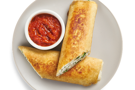 Армянский рулет с творожным сыром и зеленью