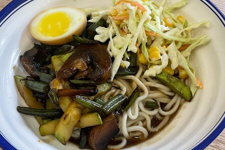 Лапша с овощами