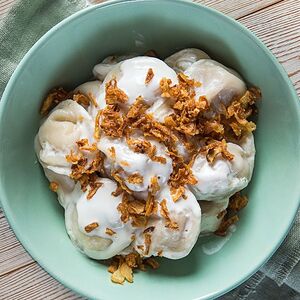 Пельмени с курицей