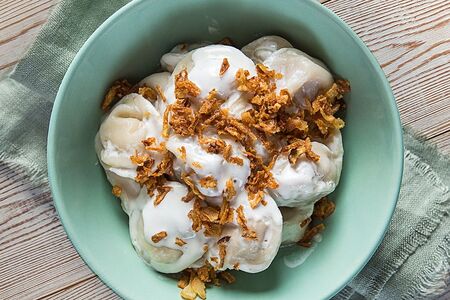 Пельмени с курицей