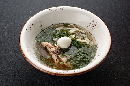 Куриный суп с домашней лапшой