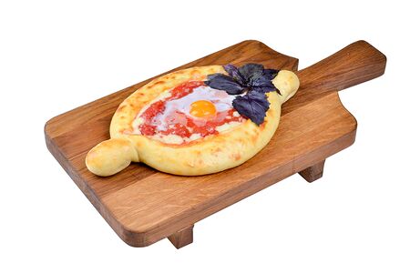 Хачапури по-аджарски с соусом пилатти