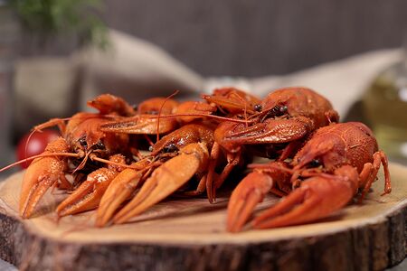 Рак крупный вареный