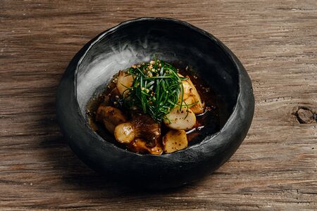 Жареные грибы мацутакэ