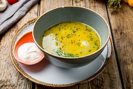 Пельмешки со сметаной