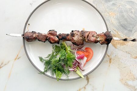 Шашлык из cвинoй лопатки