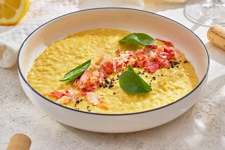 Ризотто с крабом