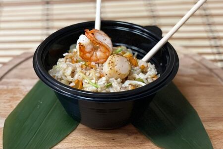 Чахан с морепродуктами