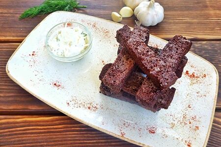 Ржаные гренки