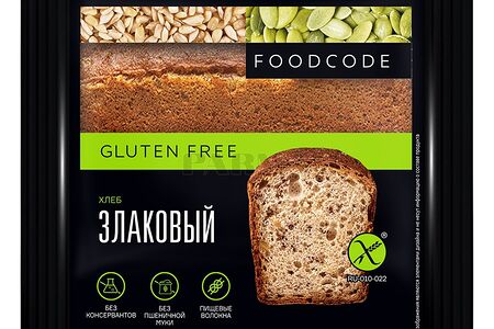 Хлеб злаковый без глютена Foodcode 200г