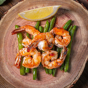 Креветки в кисло-сладком соусе