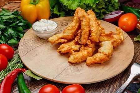 Лосось в кляре