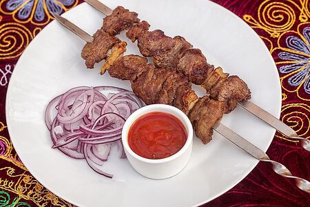Шашлык из бараньей мякоти