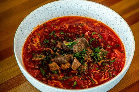 Борщ с говядиной