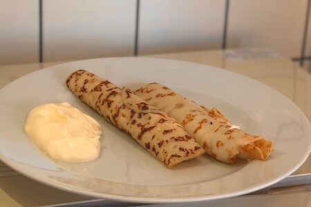 Блинчики с творогом