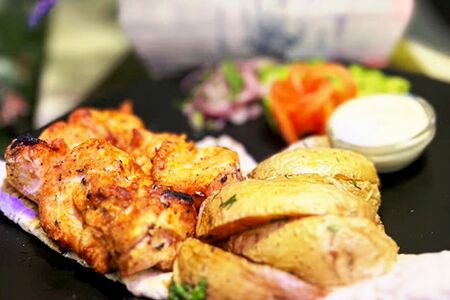 Шашлык из куриной грудки