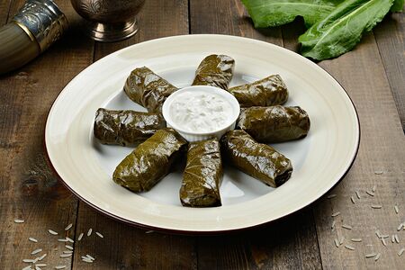 Долма со свининой и телятиной