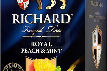 Richard Чай Черный байховый Peach&Mint 25саше 4