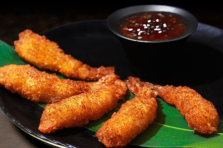 Креветки темпура