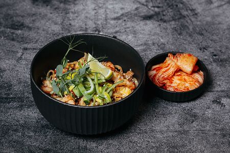 Тонкацу с креветками