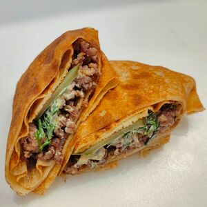 Блин мясной