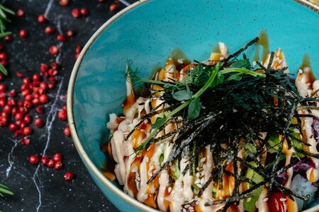 Поке с курицей