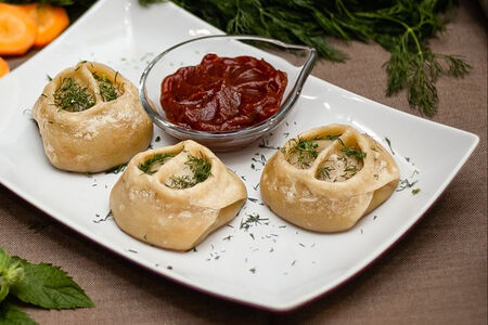 Манты постные