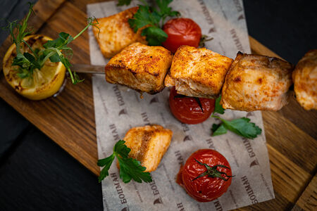 Шашлык из лосося