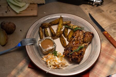 Запеченные ребрышки