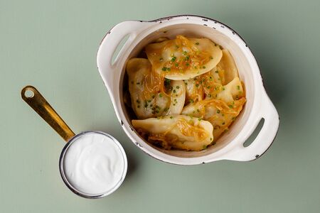 Вареники с картофелем и грибами