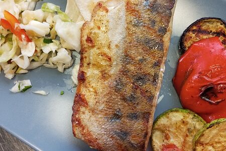 Судак гриль