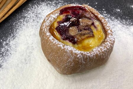 Перепечки с малиной и шоколадом