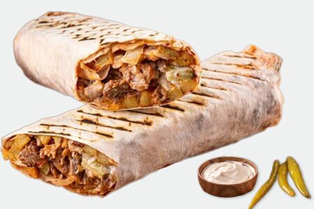 Донер в лаваше говяжий